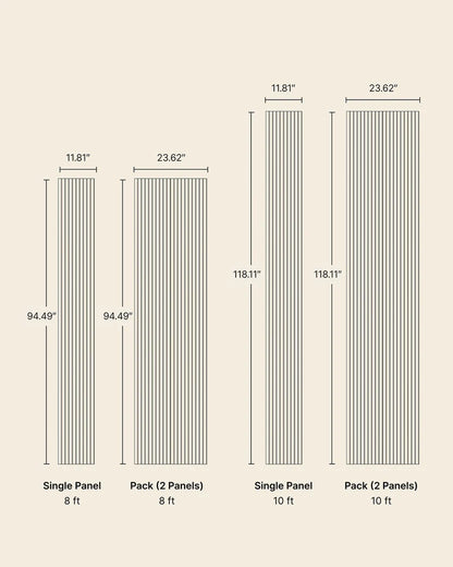 Drew & Jonathan Home™ Ultraflex Engineered Oak Lightweight Flexible Wood Wall Panels